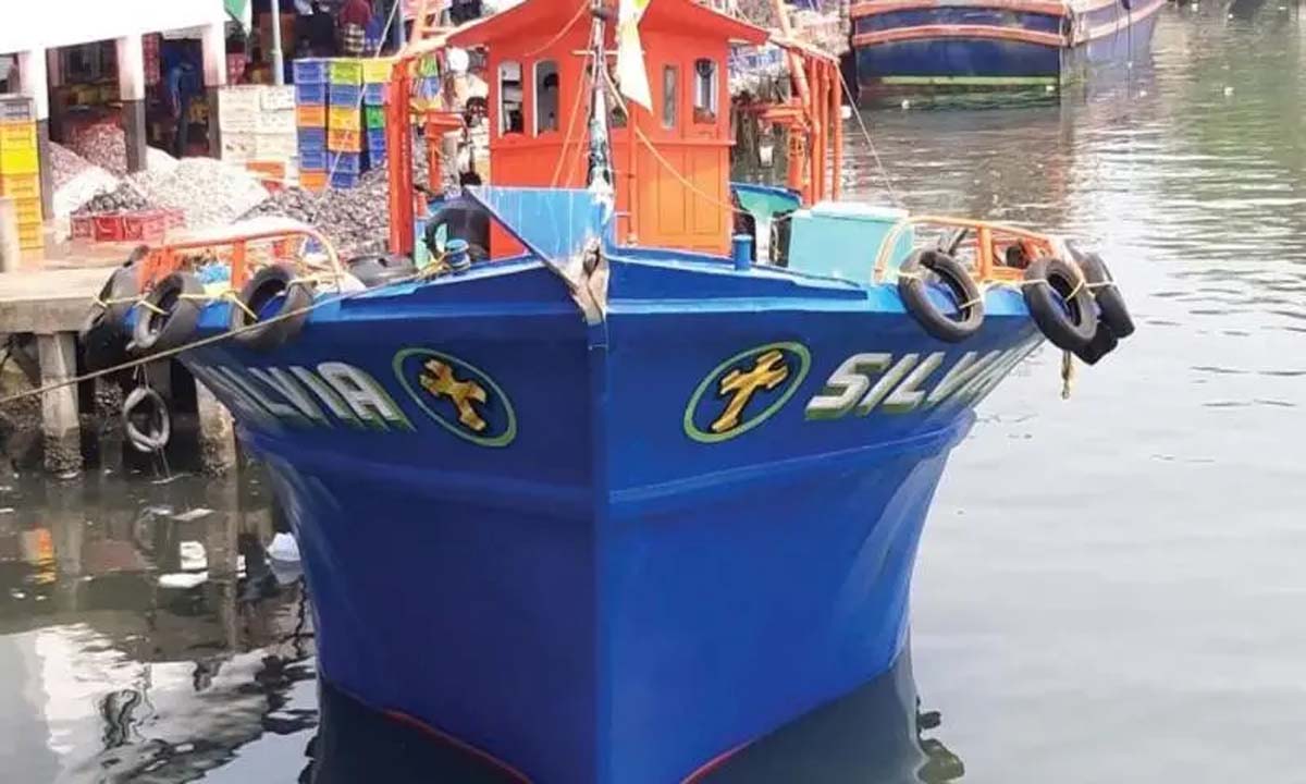 Fishing boat catches fire at port, two injured