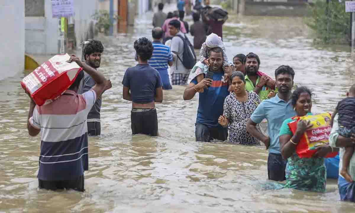 Center vs Tamil Nadu over rain in the southern state