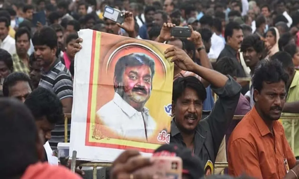CHENNAI: Funeral of 'Captain' Vijayakanth begins from Island Ground