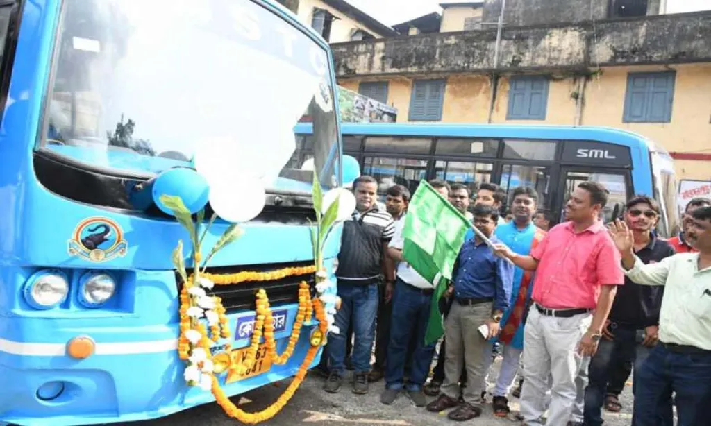 Cooch Behar News: North Bengal State Transport Corporation gets 43 buses to start new services