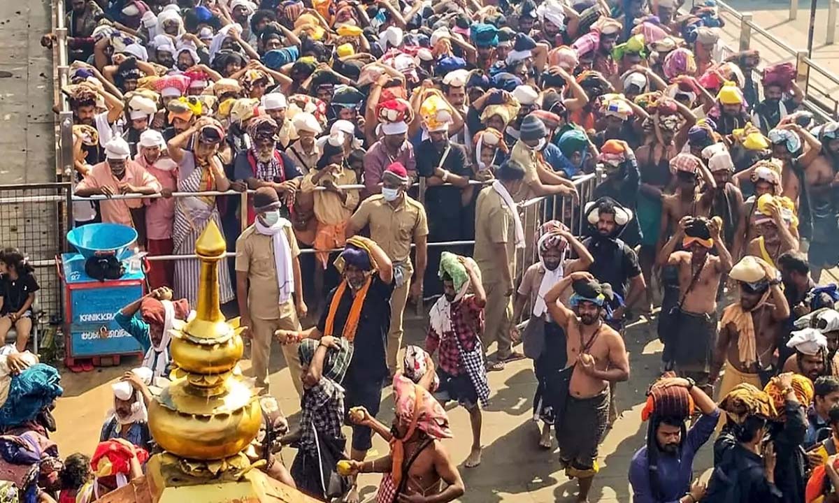 Sabarimala: Unprecedented rush of devotees seen ahead of Mandala Puja