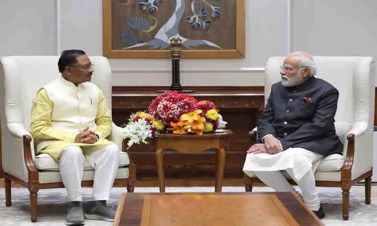 Modi's first guarantee fulfilled in Chhattisgarh, CM told PM