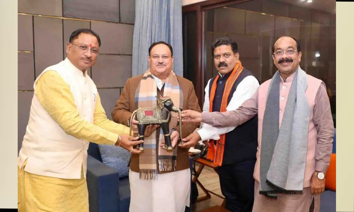 Chief Minister Vishnudev Sai met JP Nadda