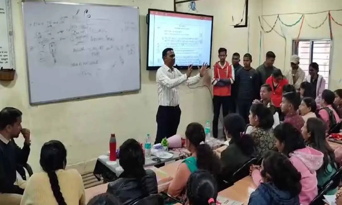 SP's coaching class, gave success tips to students