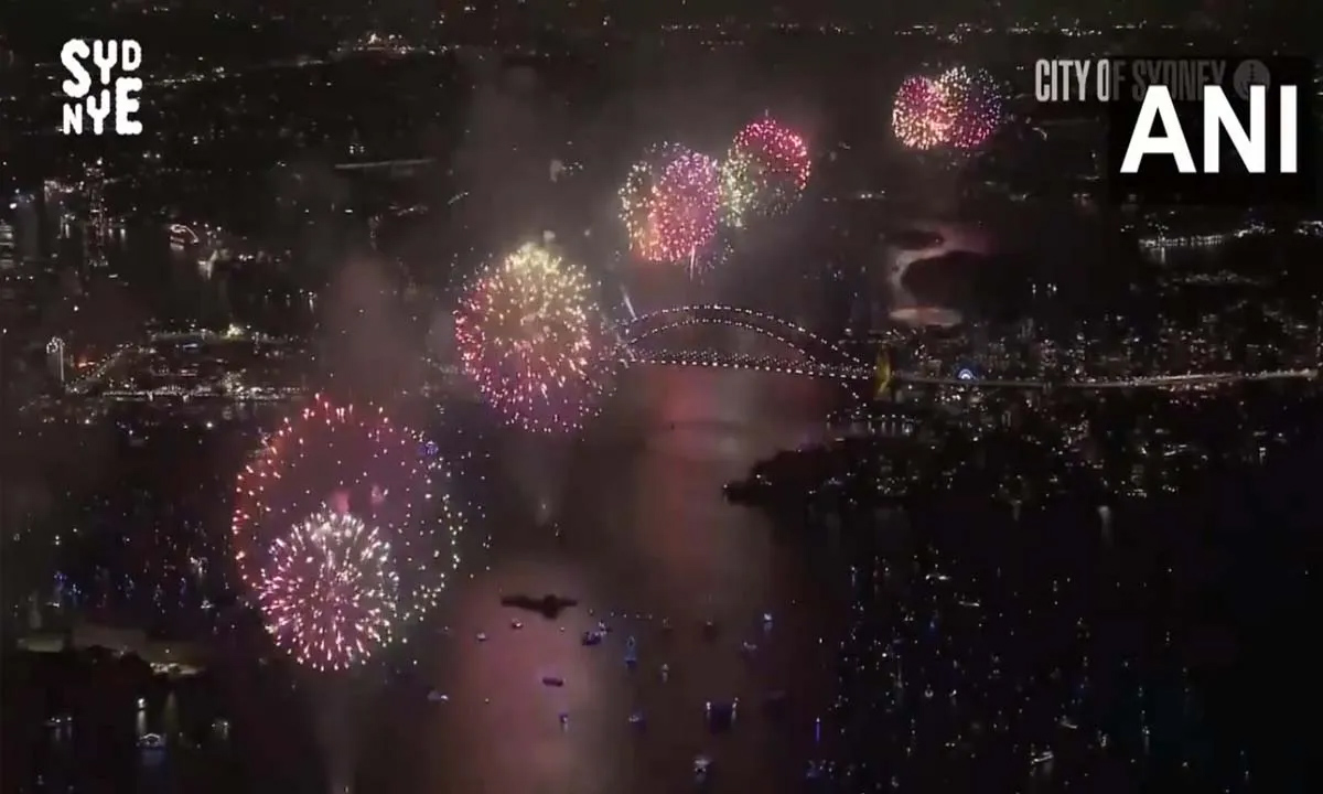 Welcome 2024: Australia started the new year 2024 with dazzling fireworks