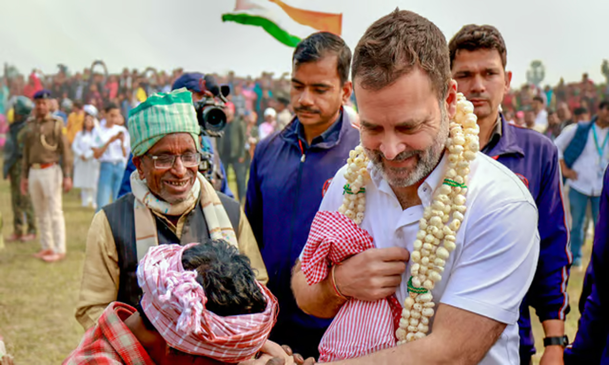 Rahul Gandhi resumes Nyay Yatra with roadshow in Bihar's Katihar