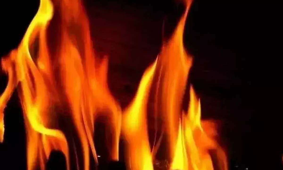 Manipur: Unexpected fire engulfs nine houses in Checkon area