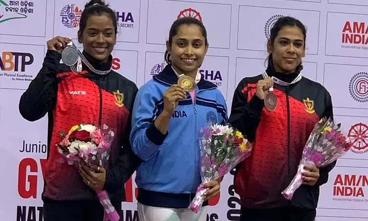 Tripura: Dipa Karmakar shines with three medals at National Gymnastics Championship after a gap of eight years