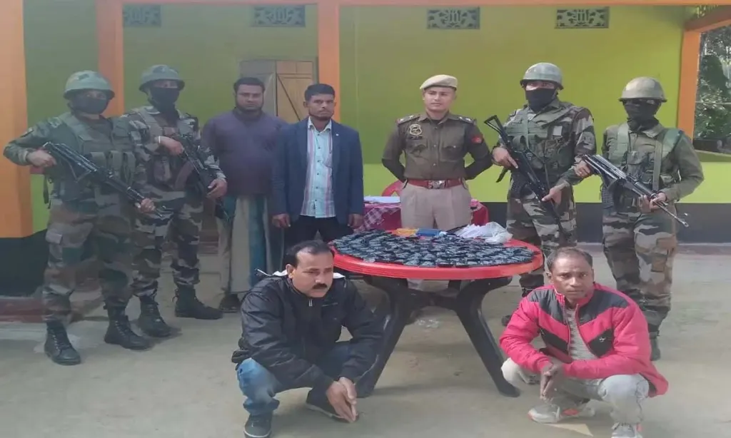 Assam Rifles seizes 22,000 Yaba tablets worth Rs 3.8 crore, arrests two drug smugglers