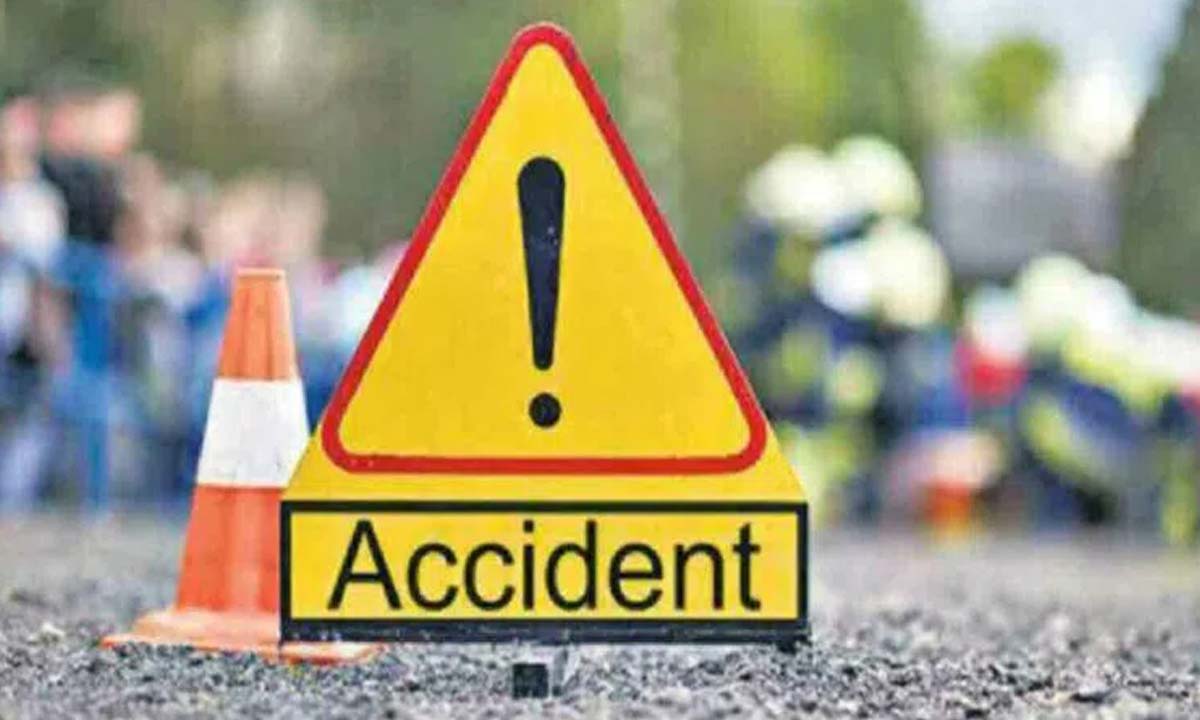 Hyderabad: Car overturns in Begumpet, driver injured