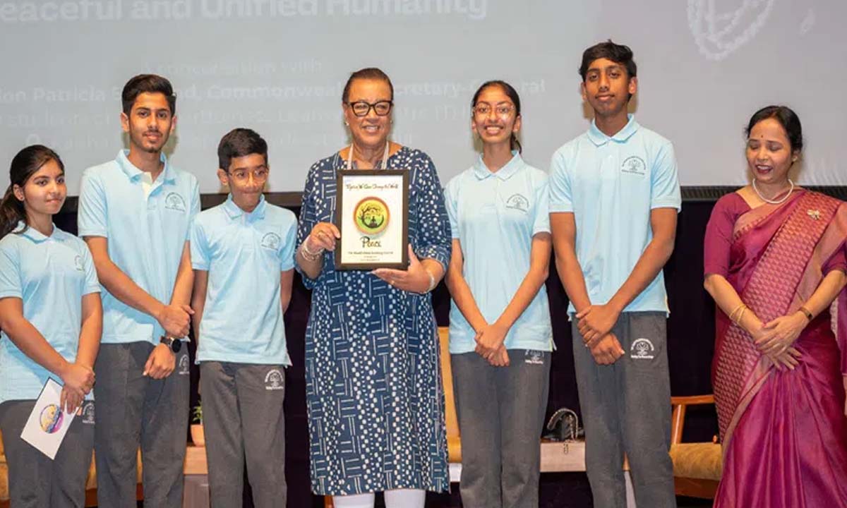 Hyderabad: Commonwealth Secretary General receives Heartfulness Changemaker Award