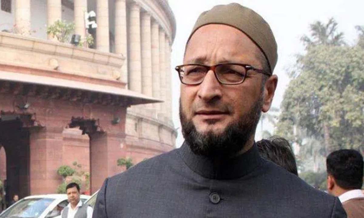 Hyderabad: Owaisi asked, why is BJP shy about the place of worship law?