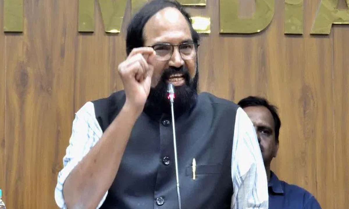 Hyderabad: Uttam said, Telangana government demands sitting judge for KLIS investigation