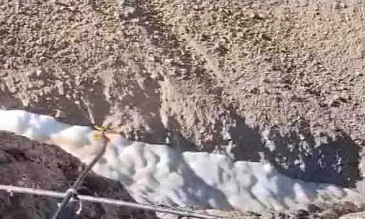 This is how a glacier is formed, salute to the unique initiative of the youth of Kinnaur