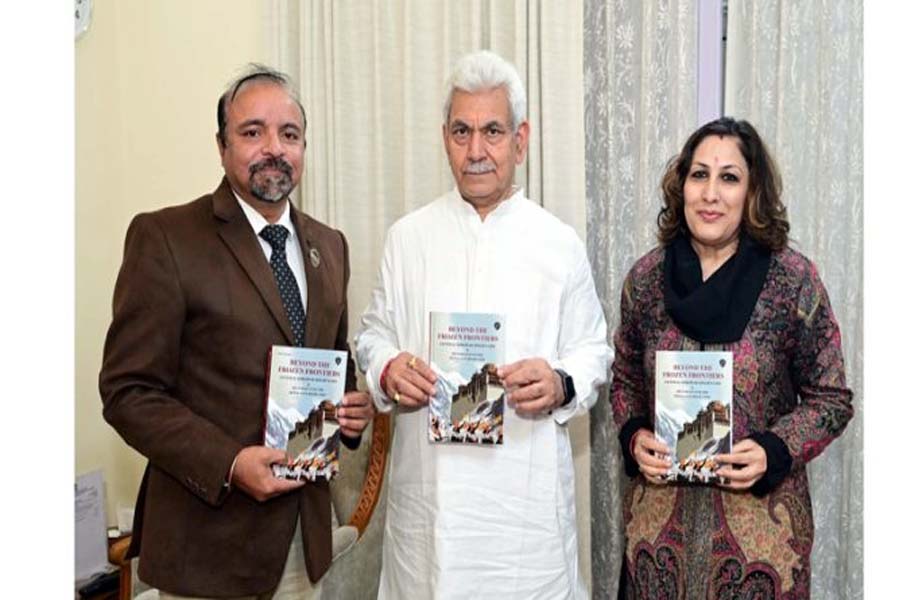 LG releases Col AK Raina’s book ‘Beyond the Frozen Frontiers’