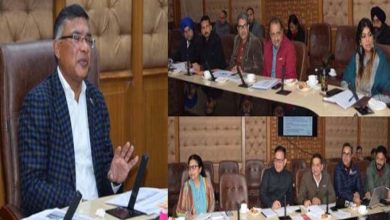 Shailendra reviews annual plan for HADP projects, pilot projects of SKUAST