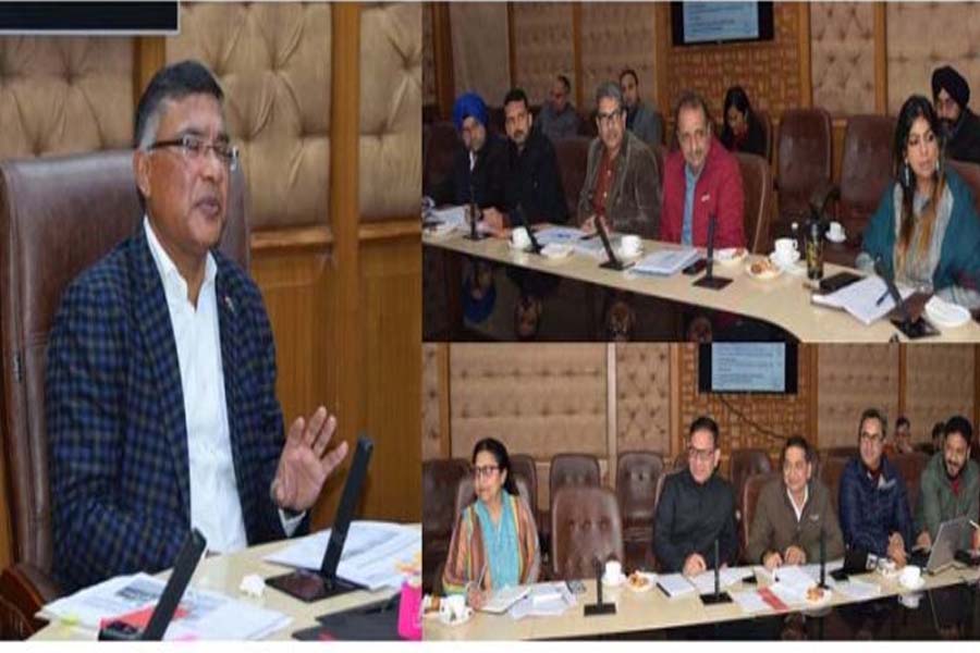 Shailendra reviews annual plan for HADP projects, pilot projects of SKUAST