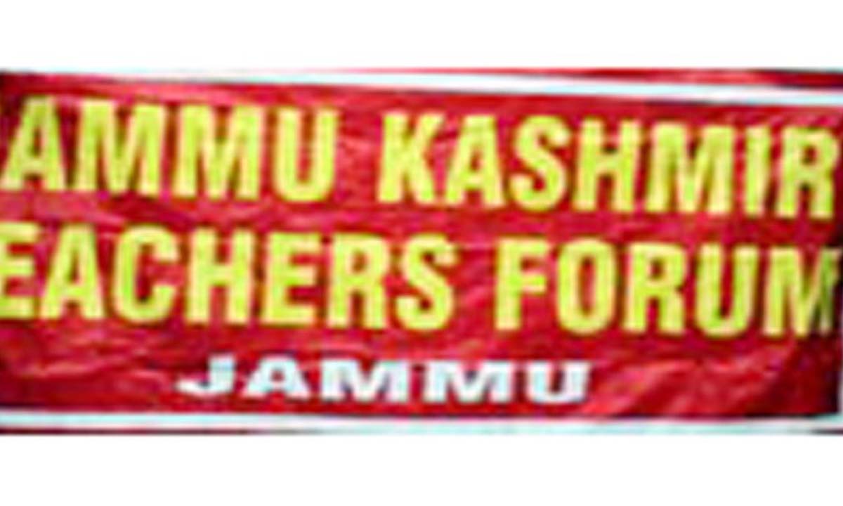 JKTF highlights demands, resents delay in DPC of Teachers