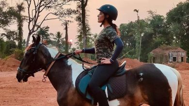 Samyuktha showcases her commitment for films; undergoes rigorous horse-riding training