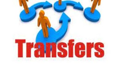 6 officers of Law Deptt transferred