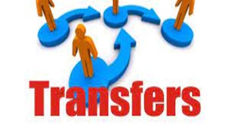 6 officers of Law Deptt transferred