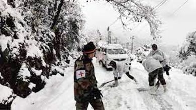Snowfall in high altitude mountainous areas of Himachal, weather will remain bad for six days