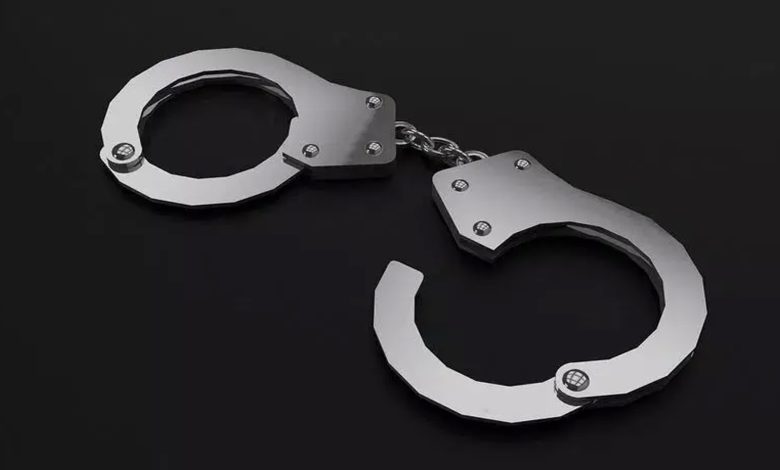 Police arrested for misbehaving with a woman