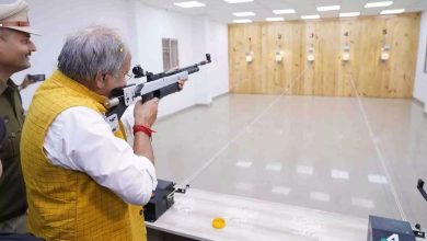 Minister Brijmohan Agarwal attended the closing ceremony of Eklavya shooting competition