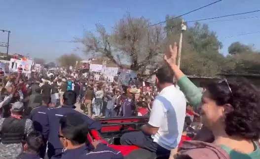 Priyanka Gandhi joins Bharat Couples Nyay Yatra