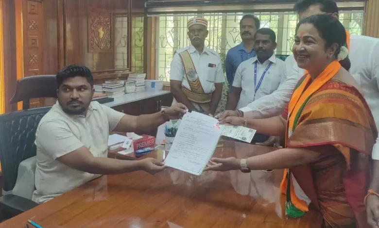 Lok Sabha elections: Manikam Tagore, Radhika, Vijayprabhakaran file nomination from Virudhunagar