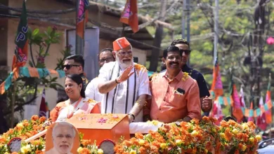 Lok Sabha Elections 2024: PM Modi holds road show in Palakkad