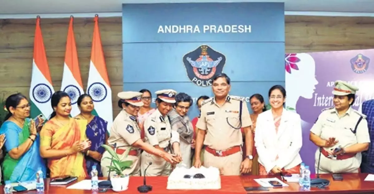 Women police honored for meritorious services