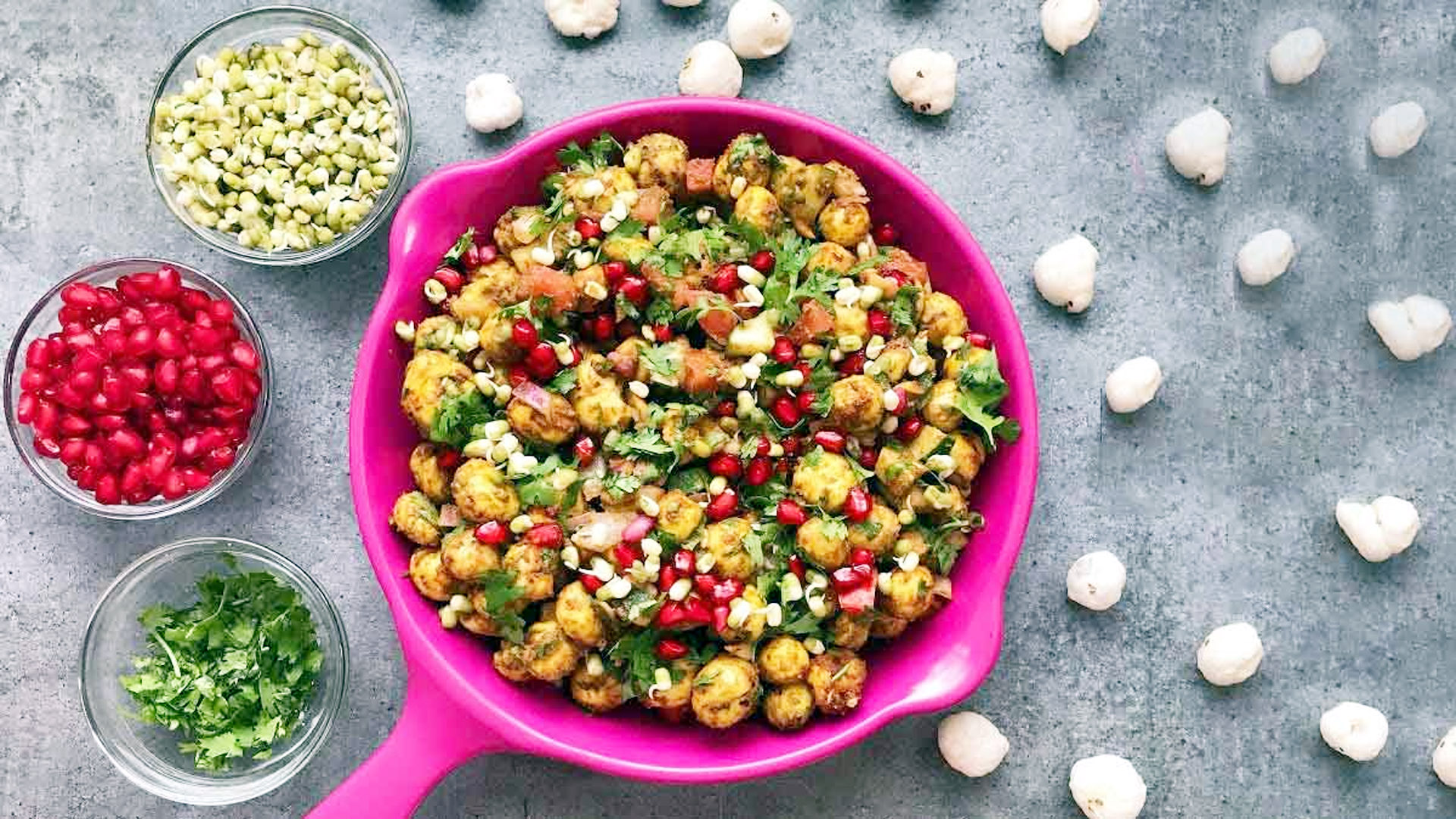 If you feel like eating light, then make healthy Makhana Chaat.