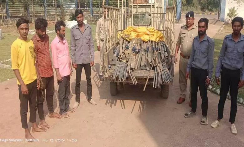 Goods worth lakhs including small elephant stolen, 6 thieves arrested in 12 hours