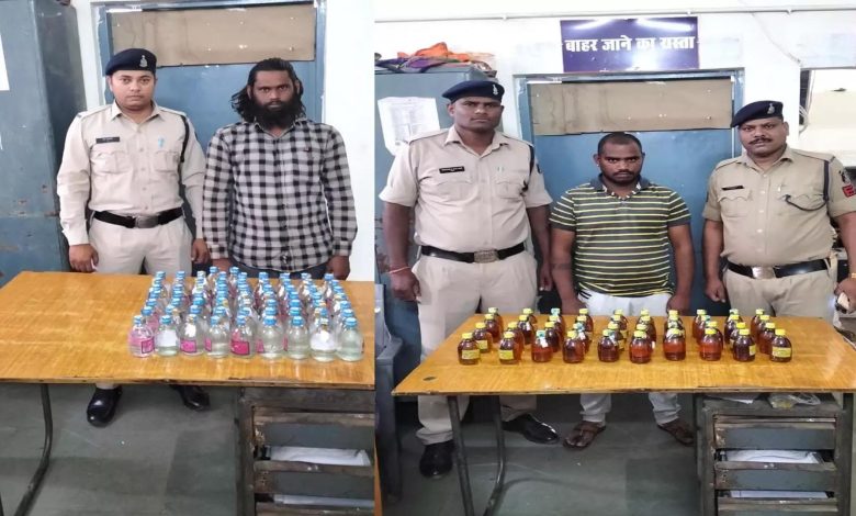 2 youths arrested for selling liquor in Mandirhasaud