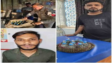 Arjuni police took action against three accused selling illegal liquor