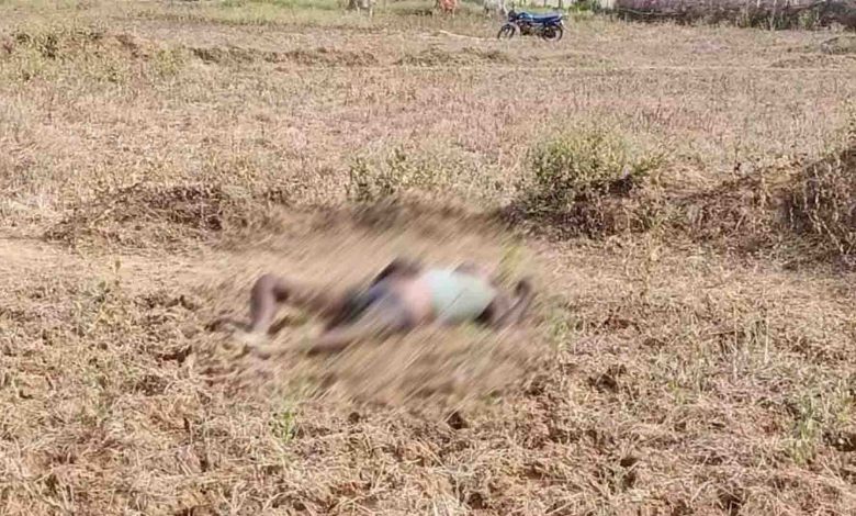 Dead body found near Abhanpur, suspicion of murder