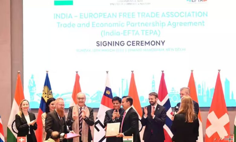 India signs agreement with group of four European countries, investment worth 100 billion dollars will come