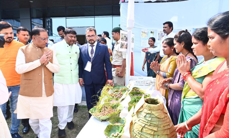 Chief Minister inaugurated the exhibition organized at Chhattisgarh Climate Change Conclave 2024