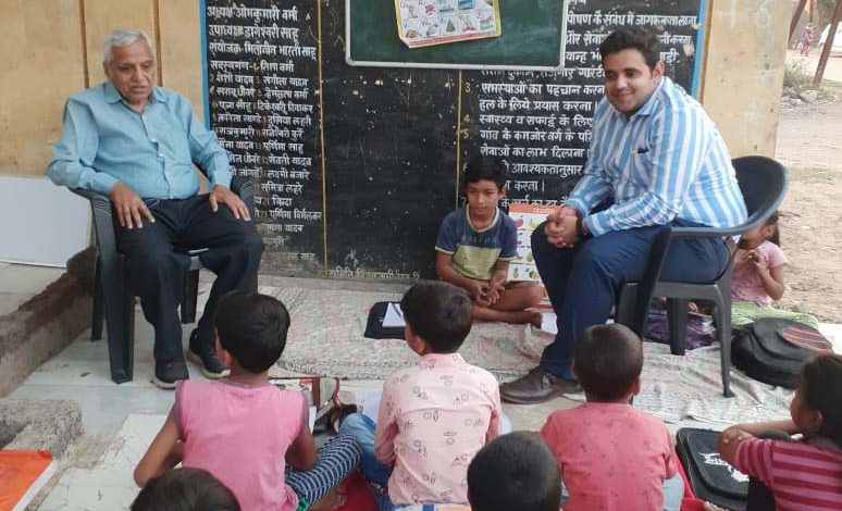 On the occasion of World Water Day, Dr. JK Tiwari visited Sudha Open School