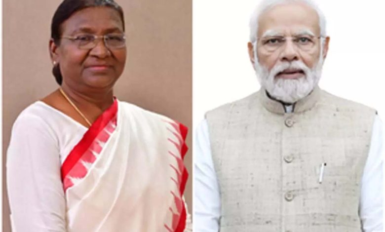 President Draupadi Murmu and PM Modi congratulated women on International Women's Day