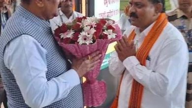 Union Minister of State Kapil Moreshwar Patil reached Raipur, Vijay Sharma welcomed