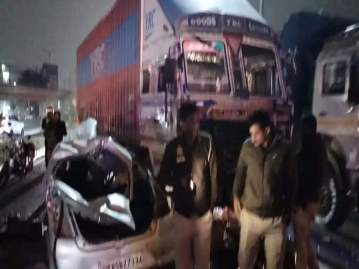 Three killed in car accident in Delhi, were returning from wedding ceremony