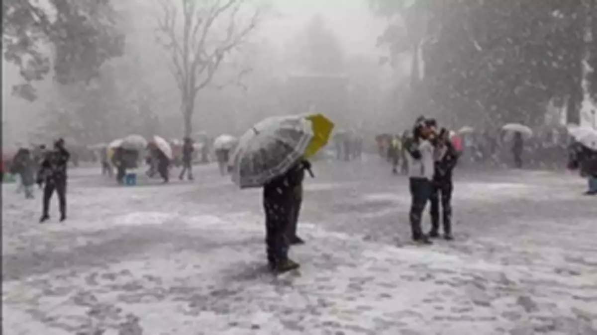 Snowfall in high altitude areas of Jammu and Kashmir, rain in plains