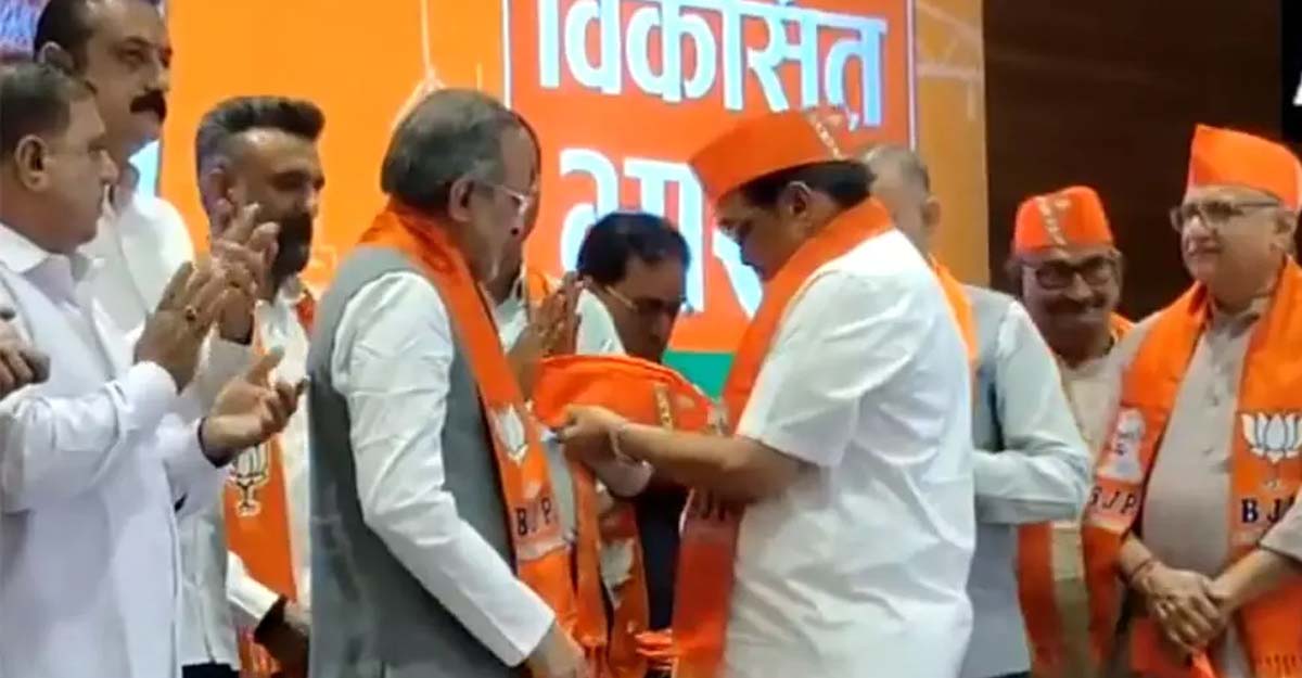 Arjun Modhwadia joins BJP, gave a shock to Congress yesterday