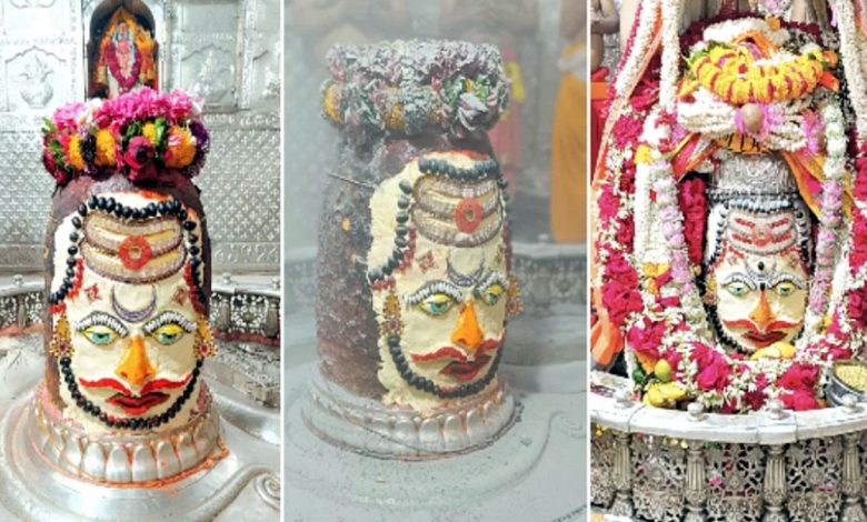 After adornment, the Jyotirlinga of Baba Mahakal was covered with a cloth and burnt to ashes