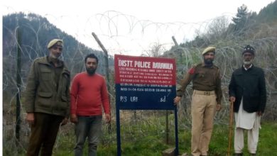 Police attached property of three declared criminals in Baramulla