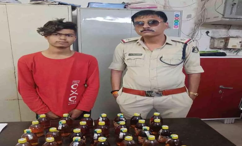 Youth arrested in illegal liquor smuggling case