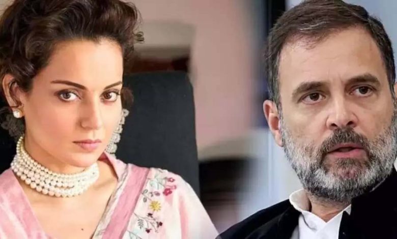 Kangana Ranaut targets Congress leader Rahul Gandhi