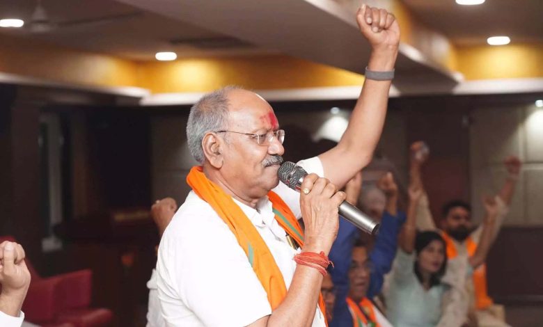 Brijmohan Aggarwal will communicate with the workers of Dharsiwan assembly constituency